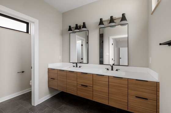 Interior - Master Bathroom 2 for Contemporary House Plan #1080-14 - 4 bed, 2.5 bath