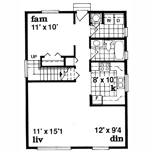 Traditional Floor Plan - Main Floor Plan #47-649