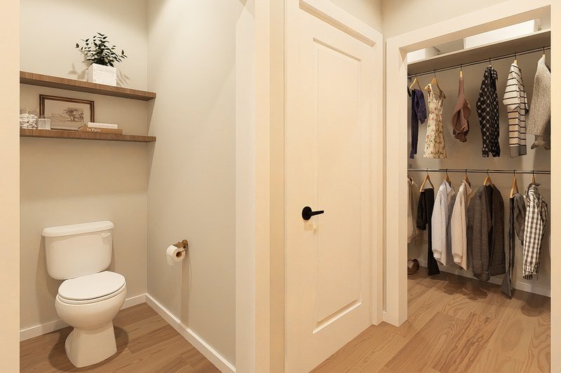 Architectural House Design - Interior - Master Bathroom 4 for Farmhouse House Plan #126-310 - 3 bed, 2.5 bath