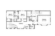 European Style House Plan - 4 Beds 3.5 Baths 3631 Sq/Ft Plan #411-488 