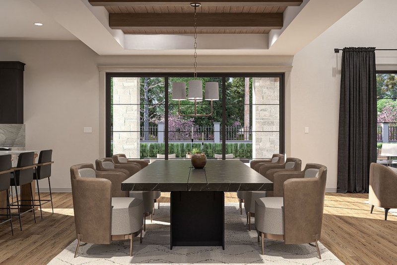 Architectural House Design - Interior - Dining Room 1 for Cottage House Plan #455-675 - 4 bed, 3.5 bath