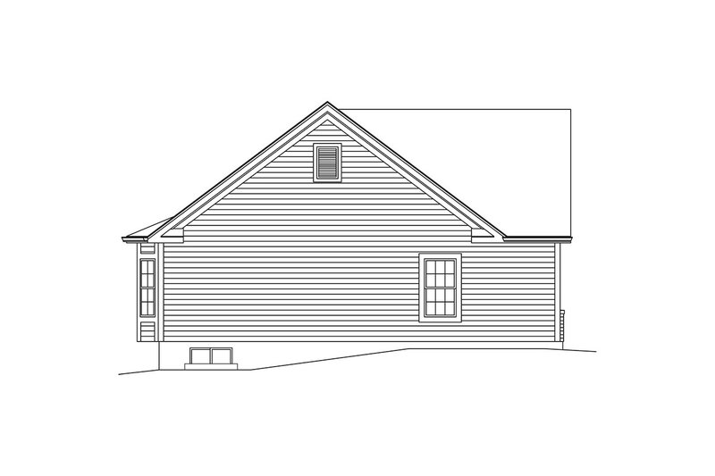 Home Plan - Exterior - Other Elevation for Craftsman House Plan #57-657 - 3 bed, 2 bath