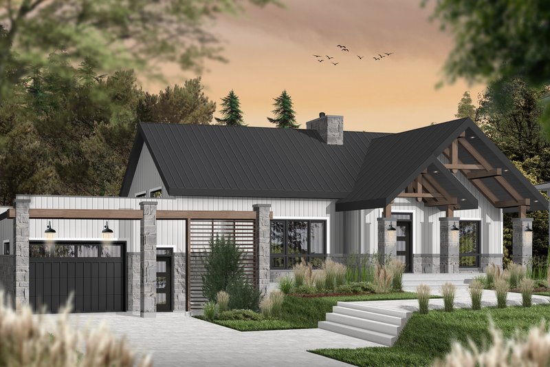 House Design - Ranch Exterior - Front Elevation Plan #23-2649