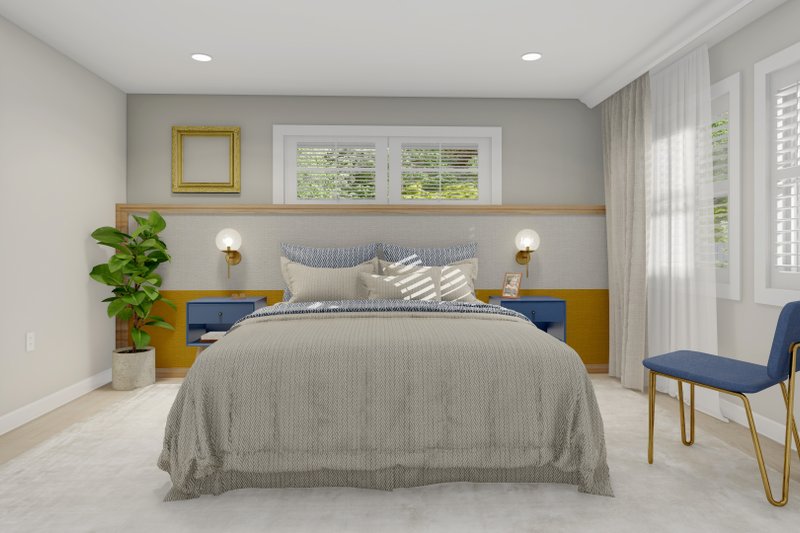 House Design - Interior - Master Bedroom for Traditional House Plan #1060-225 - 3 bed, 2 bath