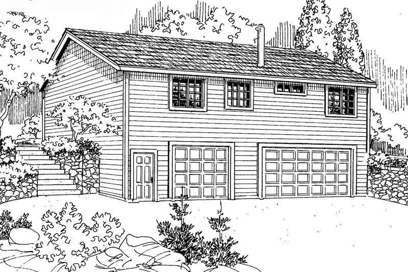 Dream House Plan - Traditional Exterior - Front Elevation Plan #124-1304