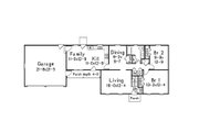 Ranch Style House Plan - 4 Beds 2 Baths 1827 Sq/Ft Plan #57-707 