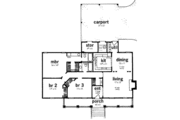 Traditional Style House Plan - 3 Beds 2 Baths 1365 Sq/Ft Plan #36-112 