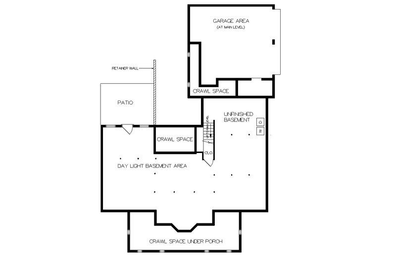 Home Plan - Floor Plan - Other Floor 1 for Farmhouse House Plan #45-140 - 3 bed, 3.5 bath