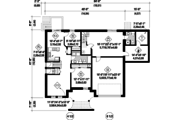 European Style House Plan - 7 Beds 4 Baths 5675 Sq/Ft Plan #25-4614 