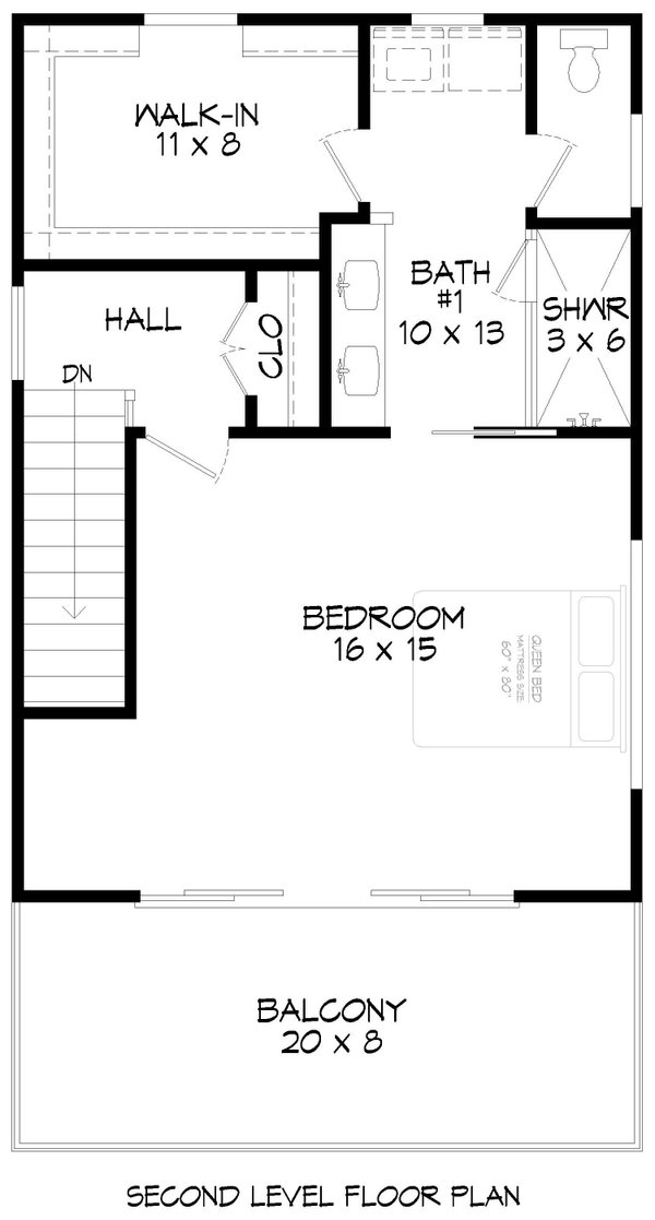 Dream House Plan - Craftsman Floor Plan - Upper Floor Plan #932-1249