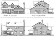Traditional Style House Plan - 4 Beds 2.5 Baths 2142 Sq/Ft Plan #47-387 