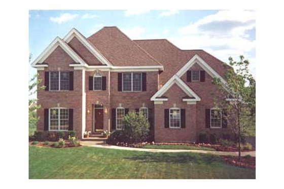 Exterior - Other Elevation for Traditional House Plan #429-19 - 3 bed, 3 bath