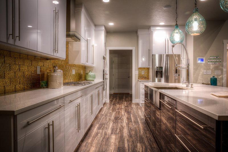 Home Plan - Interior - Kitchen 1 for Contemporary House Plan #20-2205 - 4 bed, 2.5 bath