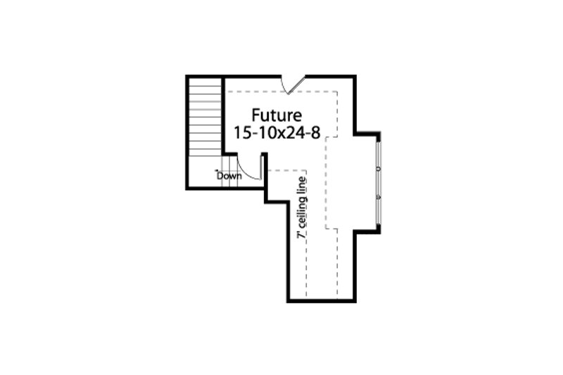 Home Plan - Floor Plan - Other Floor for European House Plan #406-9610 - 3 bed, 2.5 bath