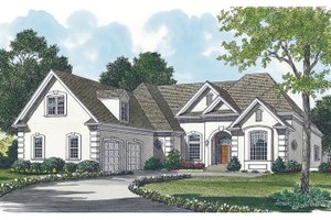 Home Plan - Traditional Exterior - Front Elevation Plan #453-31