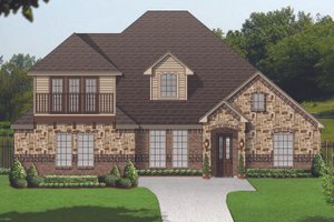 Traditional Exterior - Front Elevation Plan #84-610