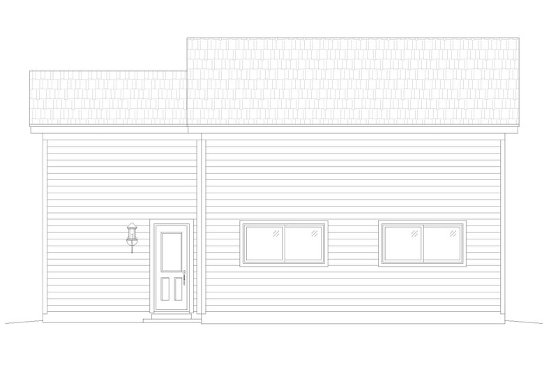 House Plan Design - Exterior - Other Elevation 1 for Traditional House Plan #932-708, 0 bath
