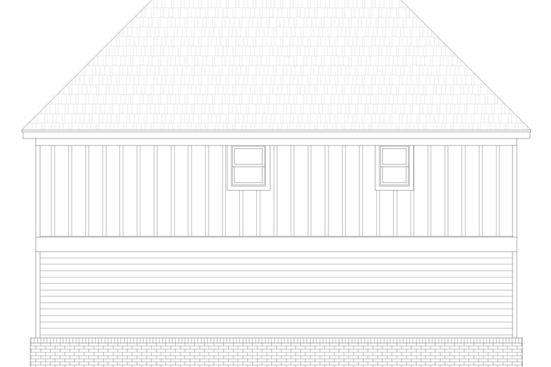 Architectural House Design - Exterior - Other Elevation for Country House Plan #932-1394 - 1 bed, 1 bath