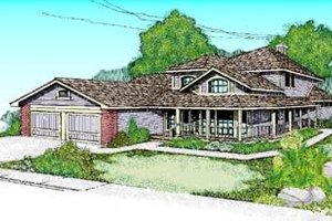 Traditional Exterior - Front Elevation Plan #60-345