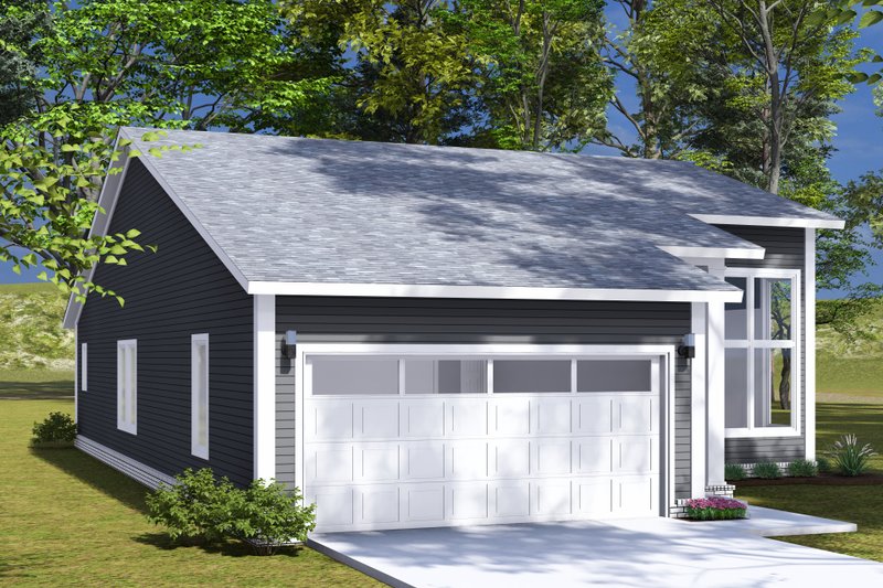 Dream House Plan - Exterior - Other Elevation 1 for Modern House Plan #513-2296 - 3 bed, 2 bath