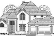 Traditional Style House Plan - 4 Beds 3.5 Baths 3651 Sq/Ft Plan #67-452 