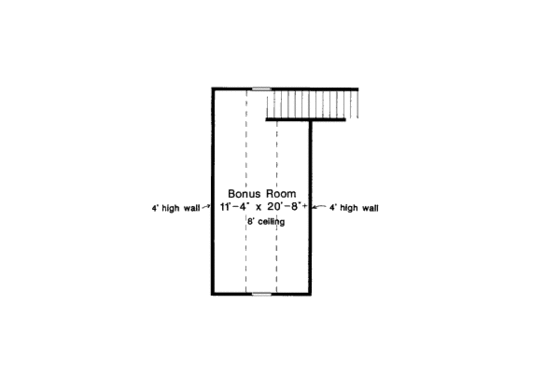 Floor Plan - Other Floor for European House Plan #410-393 - 3 bed, 2 bath
