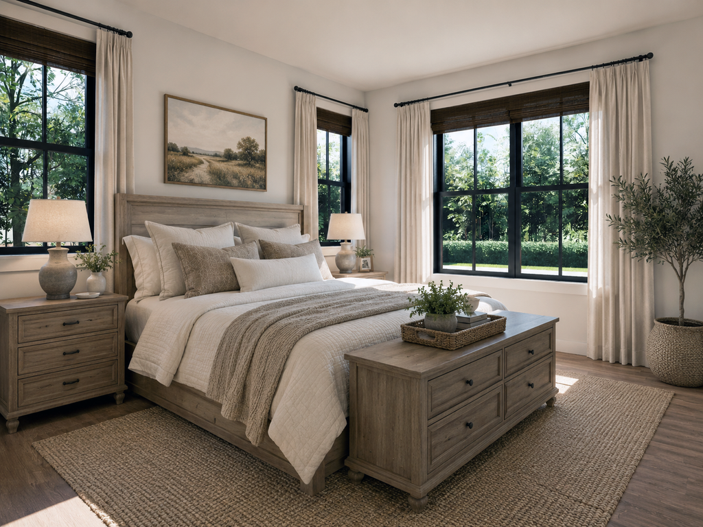 Interior - Bedroom for Farmhouse House Plan #48-1224 - 3 bed, 2 bath