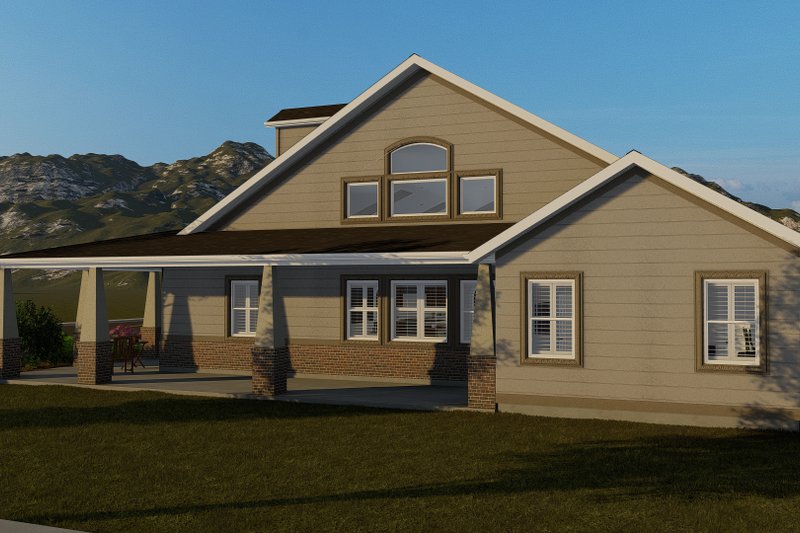 House Plan Design - Exterior - Other Elevation for Craftsman House Plan #1060-70 - 5 bed, 2.5 bath