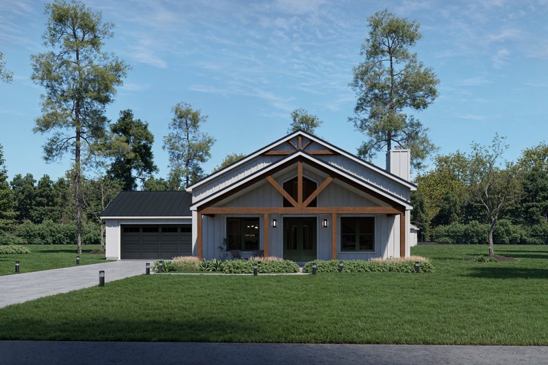 Home Plan - Farmhouse Exterior - Front Elevation Plan #932-1195