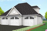 Traditional Style House Plan - 0 Beds 0 Baths 1092 Sq/Ft Plan #75-188 