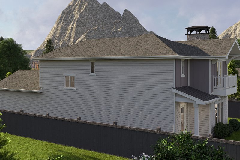Home Plan - Exterior - Other Elevation 1 for Craftsman House Plan #455-400 - 3 bed, 2.5 bath