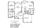 Traditional Style House Plan - 4 Beds 3.5 Baths 3731 Sq/Ft Plan #424-425 