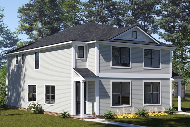 Home Plan - Exterior - Other Elevation 2 for Traditional House Plan #513-2413 - 8 bed, 6 bath