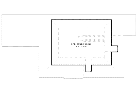 Floor Plan - Other Floor for Southern House Plan #17-2104 - 3 bed, 2 bath
