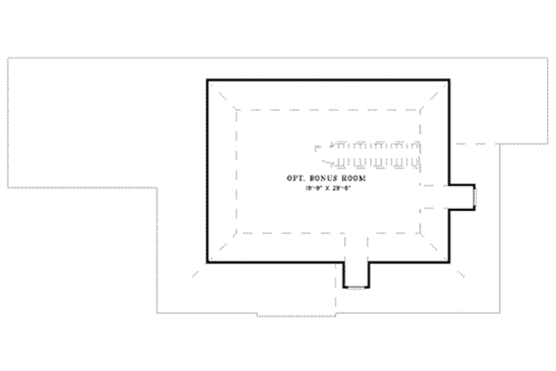 Home Plan - Floor Plan - Other Floor for Southern House Plan #17-2104 - 3 bed, 2 bath