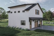 Barndominium Style House Plan - 1 Beds 1 Baths 1009 Sq/Ft Plan #455-501 
