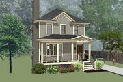 Southern Style House Plan - 3 Beds 2.5 Baths 1280 Sq/Ft Plan #79-172 