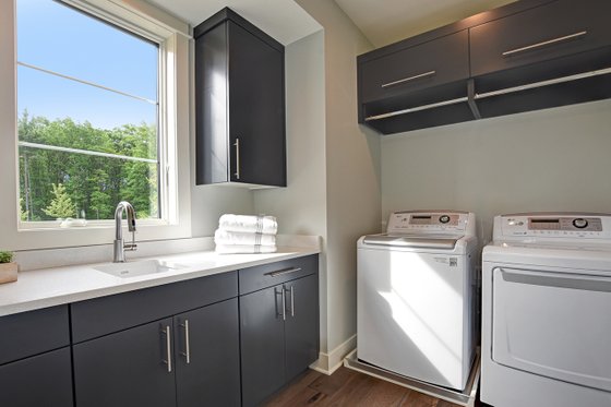 Interior - Laundry for Traditional House Plan #928-329 - 4 bed, 3.5 bath
