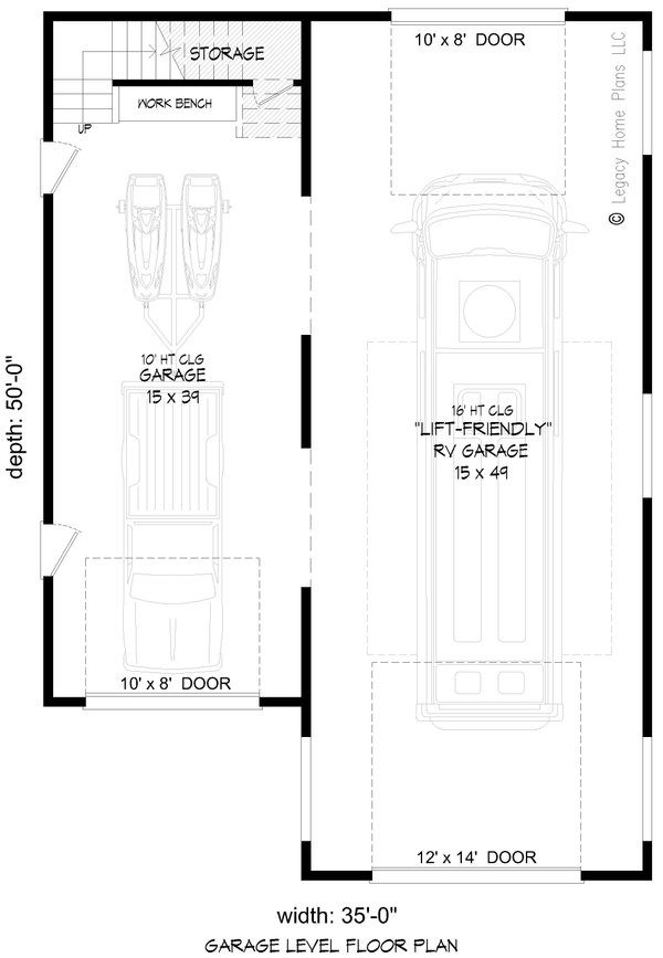 Dream House Plan - Craftsman Floor Plan - Main Floor Plan #932-996