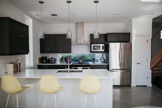 Interior - Kitchen 1 for Modern House Plan #450-6 - 3 bed, 2.5 bath