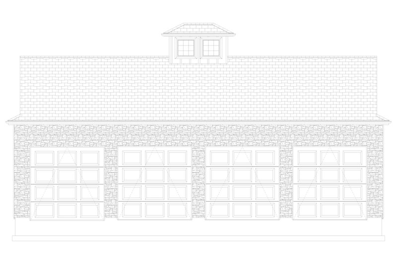 House Design - Exterior - Front Elevation 5 for Southern House Plan #1060-248, 1 bath