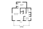 Cottage Style House Plan - 3 Beds 1.5 Baths 847 Sq/Ft Plan #915-14 