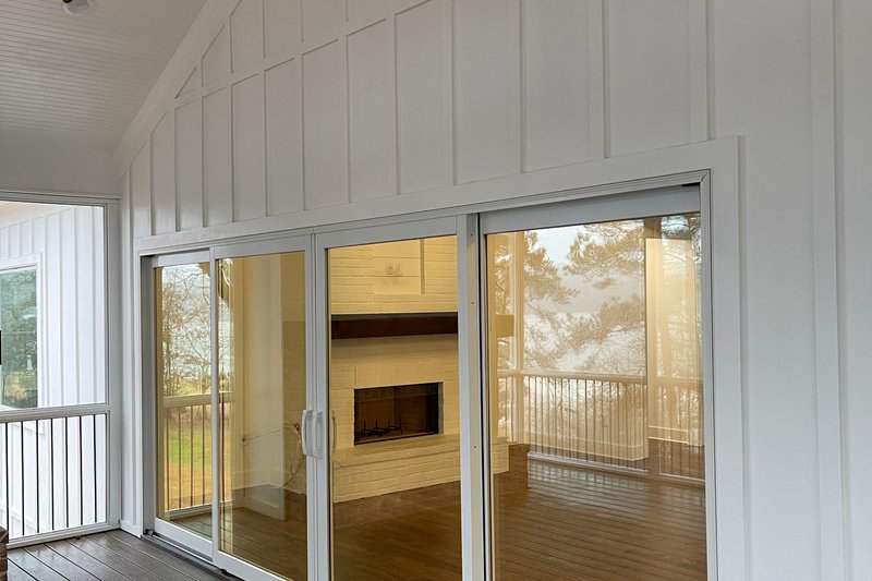 Dream House Plan - Exterior - Covered Porch 1 for Farmhouse House Plan #437-126 - 4 bed, 4 bath