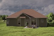 Traditional Style House Plan - 3 Beds 2 Baths 1330 Sq/Ft Plan #455-82 