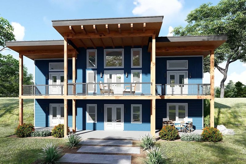 Dream House Plan - Exterior - Other Elevation 2 for Country House Plan #932-1135 - 2 bed, 2.5 bath