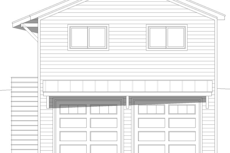 Home Plan - Exterior - Front Elevation 3 for Southern House Plan #932-815, 0 bath