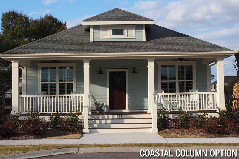 House Plan Design - Exterior - Front Elevation 4 for Bungalow House Plan #461-67 - 3 bed, 2 bath