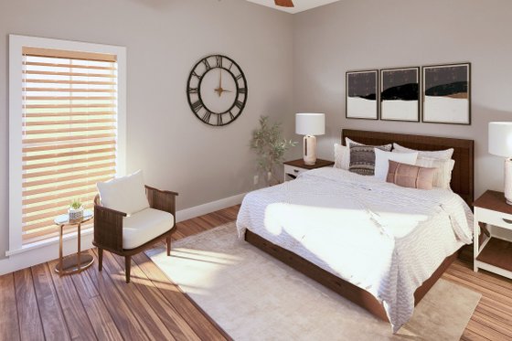 Interior - Bedroom for Barndominium House Plan #44-291 - 3 bed, 2.5 bath