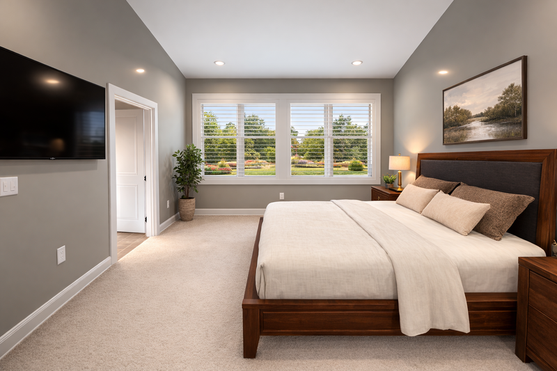 House Blueprint - Interior - Master Bedroom 3 for Farmhouse House Plan #1060-478 - 3 bed, 2.5 bath