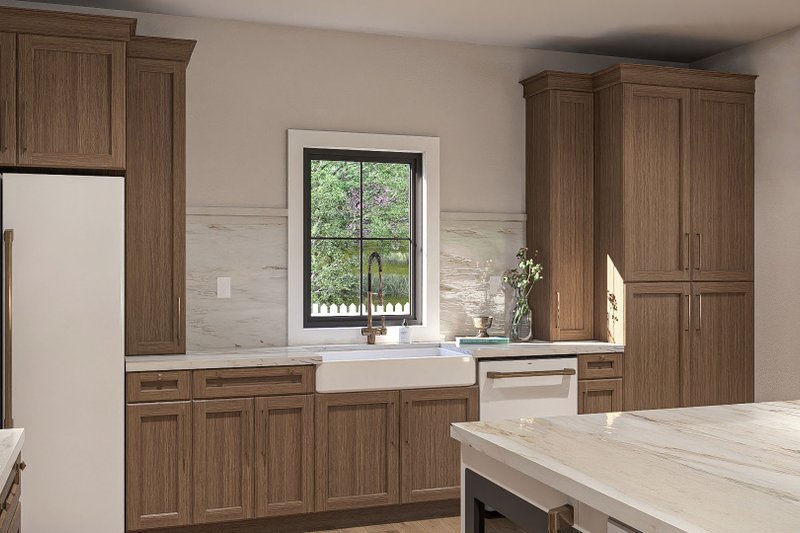 House Design - Interior - Kitchen 1 for Farmhouse House Plan #455-237 - 4 bed, 4 bath